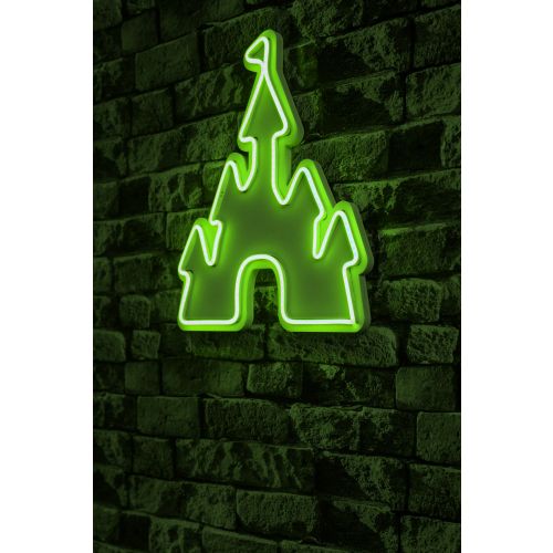 Wallity Ukrasna plastična LED rasvjeta, Castle - Green slika 9