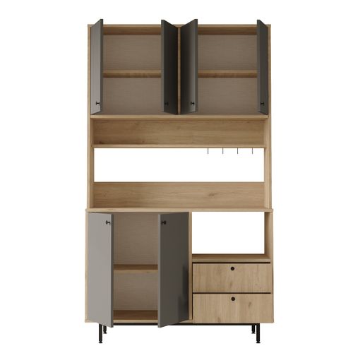 RE7-SA OakAnthracite Multi Purpose Cabinet slika 5