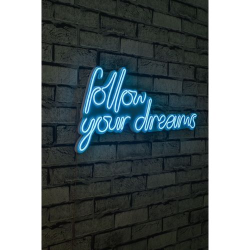 Wallity Zidna dekoracije svijetleća EAT, Follow Your Dreams - Blue slika 6