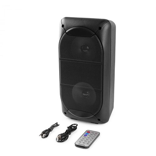 Fenton SBS60 Zvučnik za zabavu, Bluetooth, USB / SD / AUX, LED, daljinski upravljač, crni slika 3