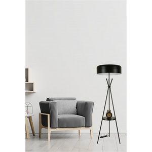 Crna podna lampa 8582-4