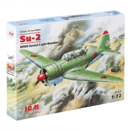 Model Kit Aircraft - Su-2 WWII Soviet Light Bomber 1:72 slika 1