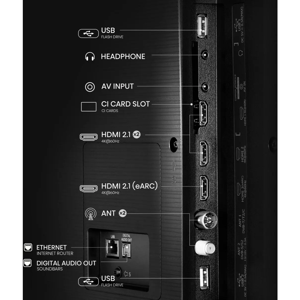 HISENSE Televizor LED 85A6Q / 85" slika 3