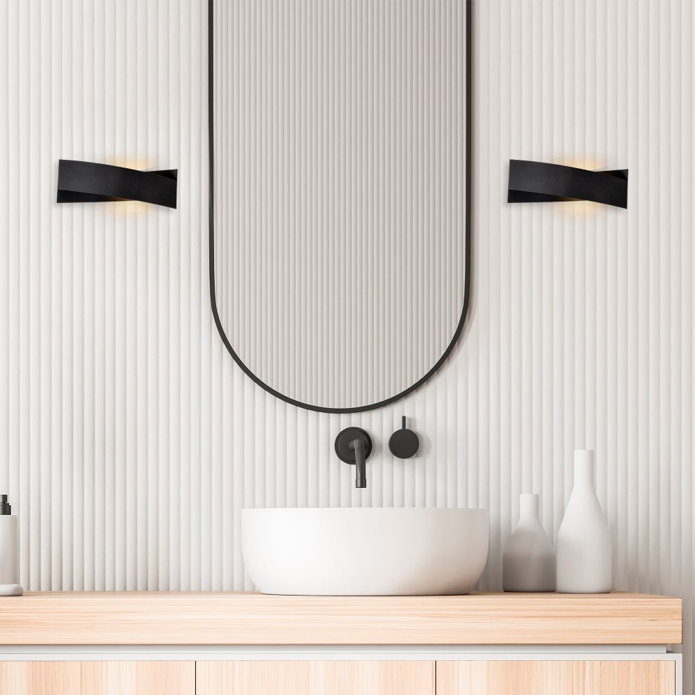 7156 - Crna Zidna Lampa slika 2
