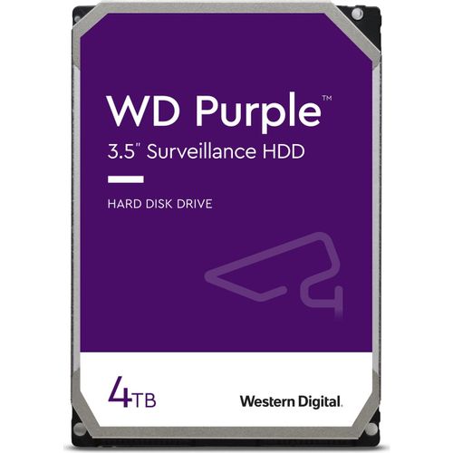 WD Purple 4TB SATA3, 6Gb/s, 256MB - Hard Disk za nadzorne sustave slika 2