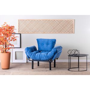 Nitta Single - Plava Fotelja Blue Wing