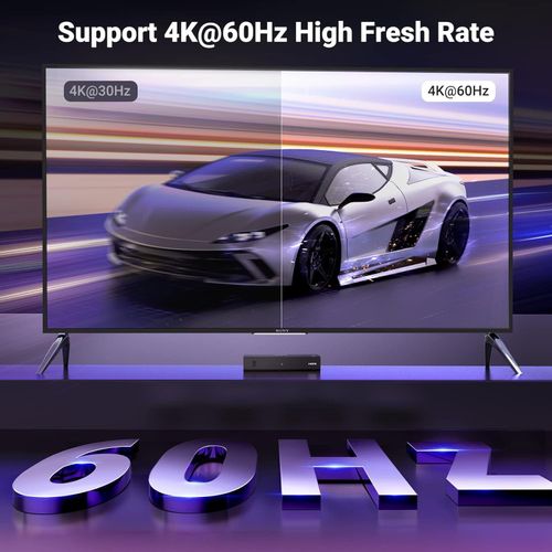 Ugreen HDMI preklopnik 4K@60Hz, 3 u 1 splitter s podrškom za 3D HDR Dolby Atmos slika 7