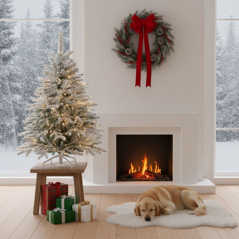 Ct0222 smreka prekrivena snijegom lux 120 cm slika 11