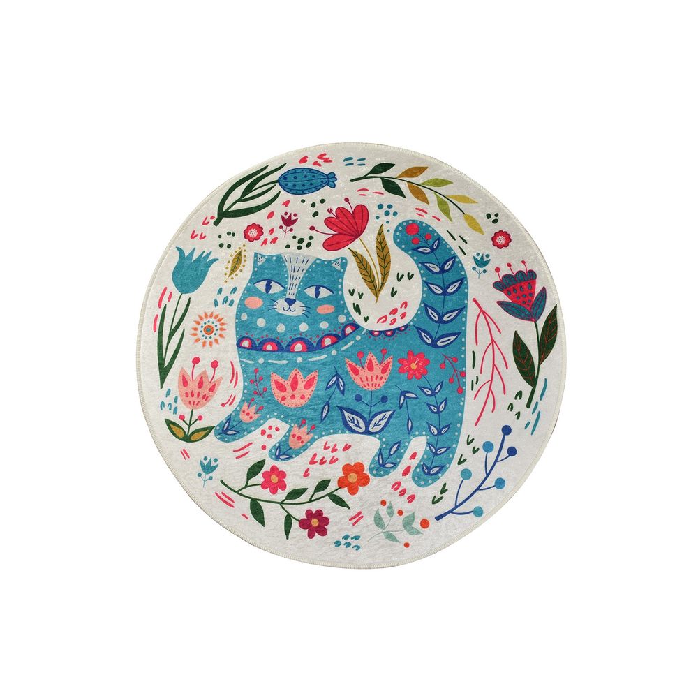 Šareni Tepih Blue Cats (100 cm) slika 3