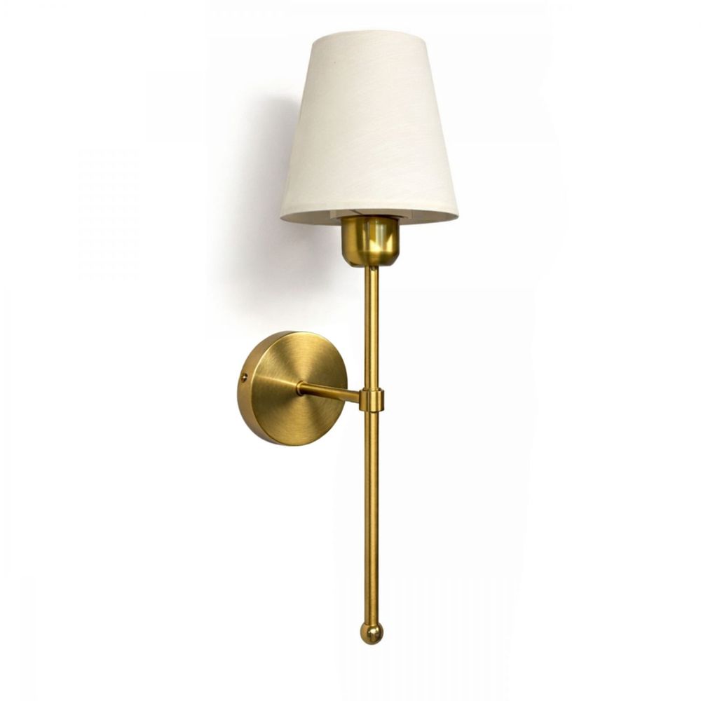 Zidna Lampa 242428 - Zlatna i Ecru slika 2