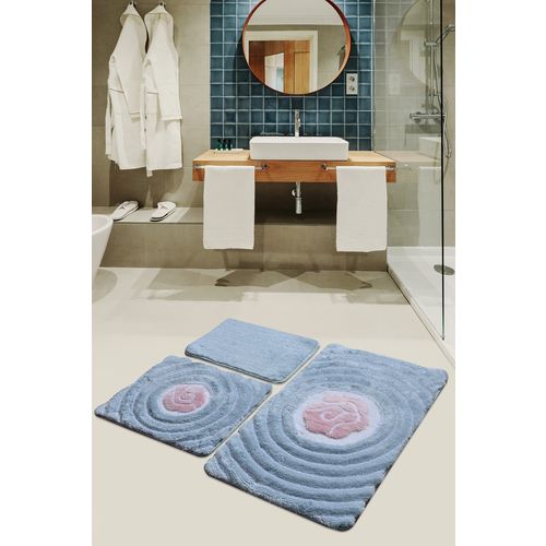 Colourful Cotton Set akrilnih kupaonskih prostirača (3 komada) Floria slika 1