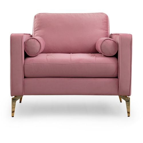 Atelier Del Sofa Fotelja, Prljavo roza, Rome - Rose slika 4