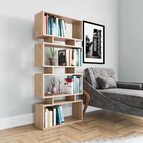 Langdon - Oak Oak Bookshelf slika 2