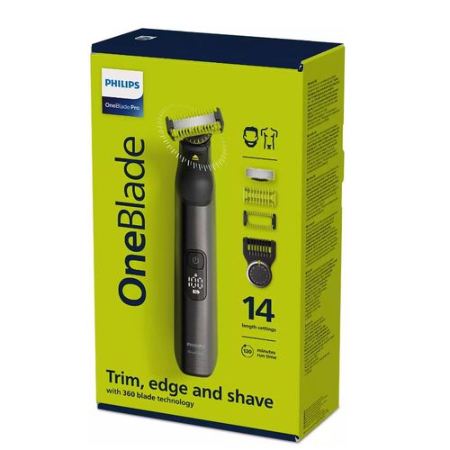 Philips OneBlade Pro QP6551/15 - Podrezivanje, oblikovanje i brijanje za lice i tijelo slika 2