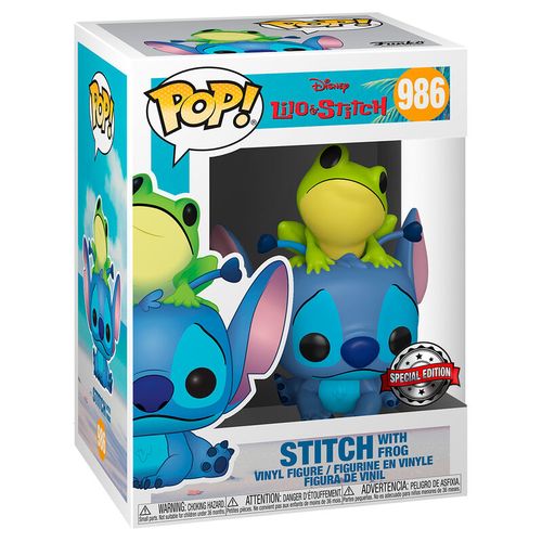 POP figure Disney Lilo & Stitch - Stitch with Frog Exclusive slika 1