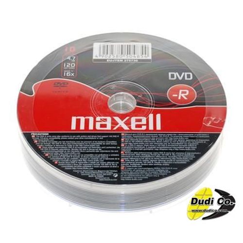 Maxell dvd-r 4.7gb 16x economic 10s slika 1