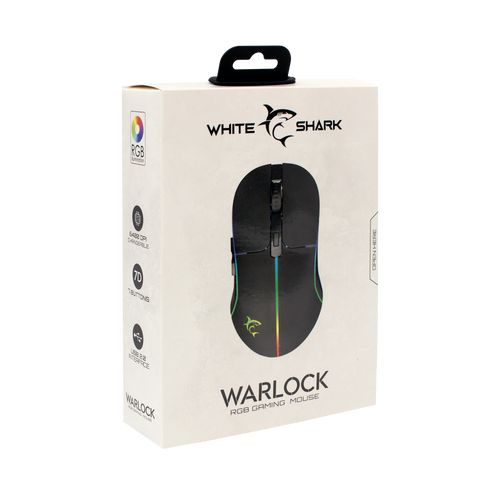 White Shark miš GM-5010 WARLOCK crni RGB / 6400 dpi slika 18