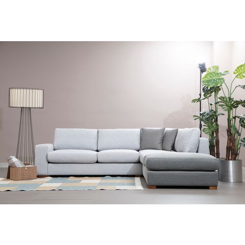 Atelier Del Sofa Kutna garnitura, Sivo Svijetlo siva, Loop 2 slika 3