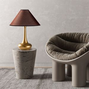 Luna - 15258 Zlatno-Smeđa Stolna Lampa