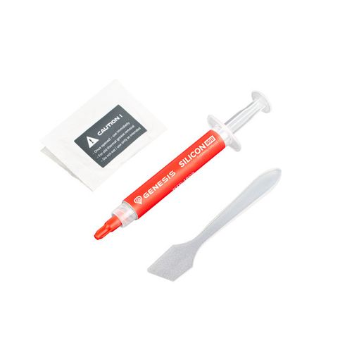 Natec NTG-1605 GENESIS SILICON 850, Thermal Grease, 2g capacity, Thermal conductivity 13.4 W/mK, Working Temperature -30°C to +250°C, Grey slika 3