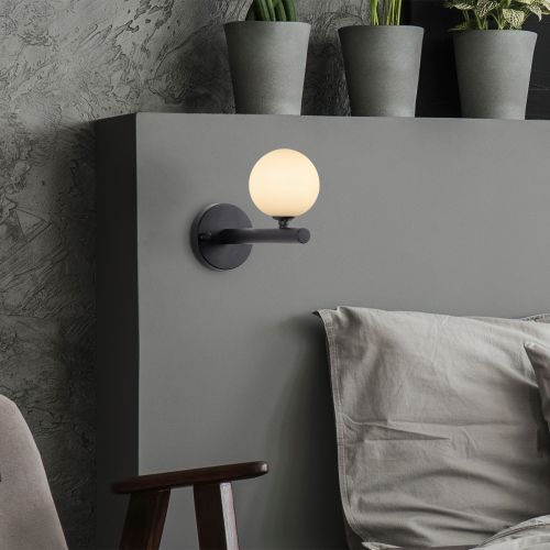 Domino - 11033 Black
White Wall Lamp slika 2