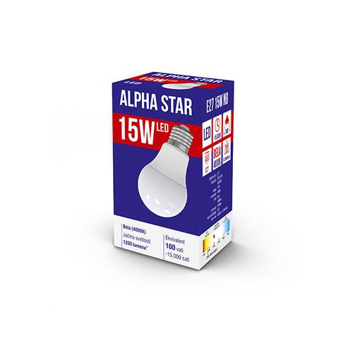 Alpha Star E27 15W NB LED Sijalica 4000K/1200Lm/220V,Bela slika 1