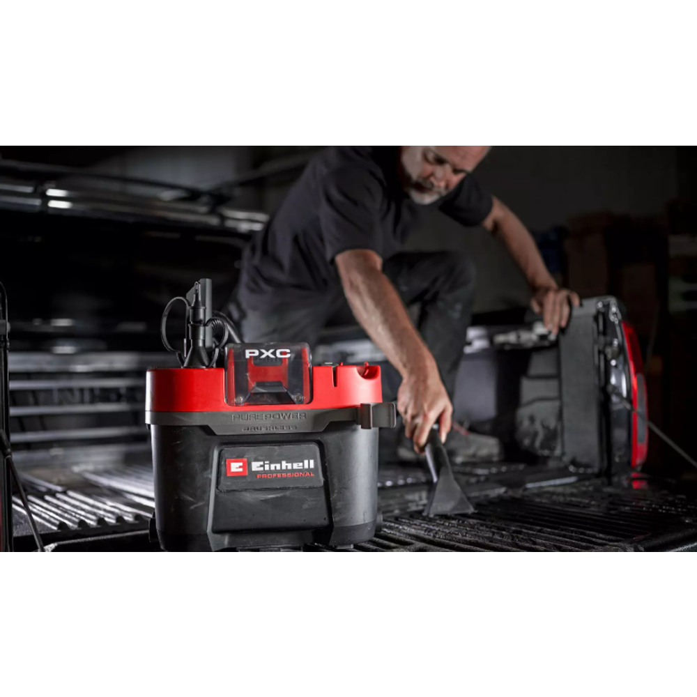 Einhell professional TP-VC 18/10 Li BL L-Solo, akumulatorski suho/mokro usisavač slika 6