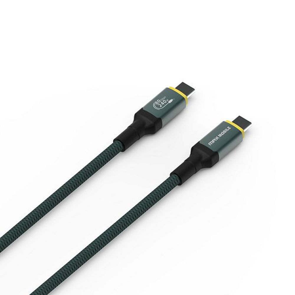 MAXMOBILE DATA KABEL TYPE C-TYPE C RDD3238 Thunderbolt 5, 240W,80Gbps,8k, 1.50m slika 2