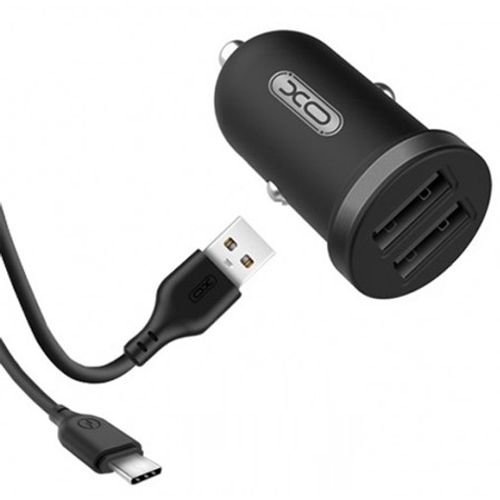 XO TZ08 Car charger + Micro USB Cable 1m slika 1