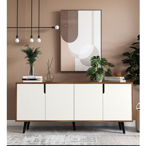 Dresser (konzolni namještaj) "Latina Modern 180" - boje: orah i bijela