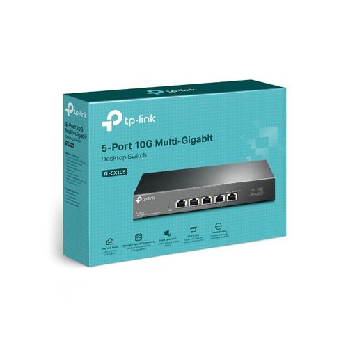 TP-LINK TL-SX105 5-Port 10G Stolni mrežni preklopnik slika 3