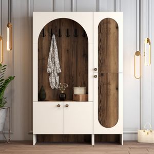 Hall Stand Palermo Kl - Krem i Orah