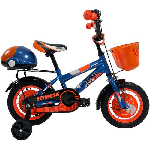 Sporting Machine dečiji bicikl 12" Fitness plavo-narandžasta(SM-12104) slika 1