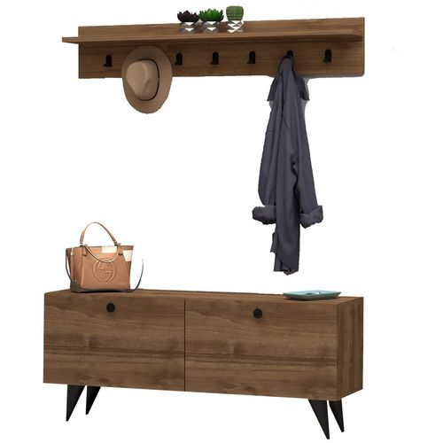 Woody Fashion Stalak za hodnik, Rupa - Walnut slika 3