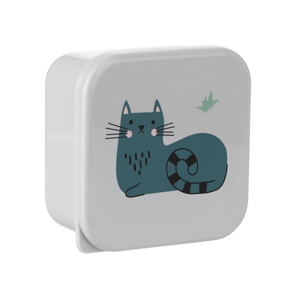 Kikka Boo Zdjelice sa poklopcem Kitty Cat 4 kom, Grey slika 2