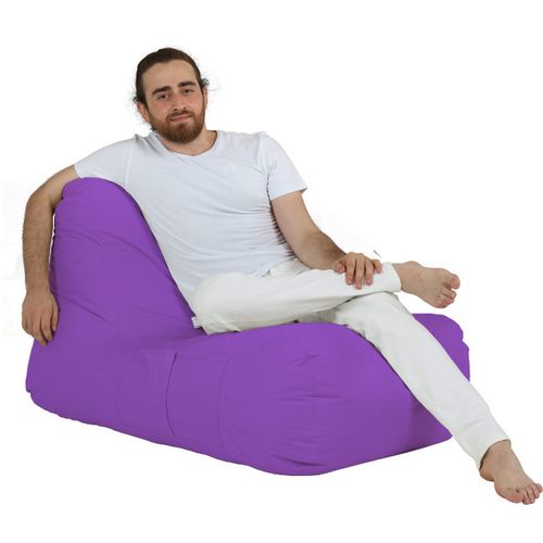 Atelier Del Sofa Vreća za sjedenje, Trendy Comfort Bed Pouf - Purple slika 1