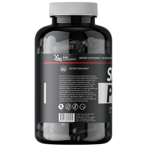 Basic Supplements Shredx Pro 200 Kapsula  slika 2