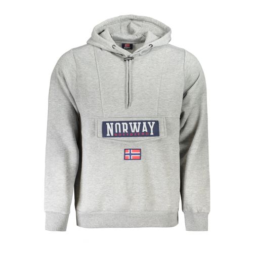 NORWAY 1963 MEN'S ZIP-UP SWEATSHIRT GREY slika 1