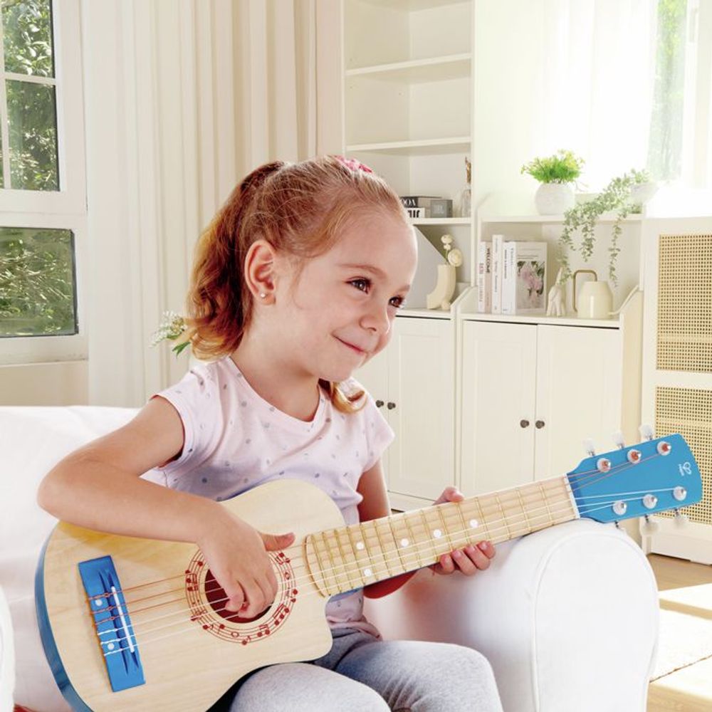 Hape Drvena dječija gitara Blue Lagoon slika 9