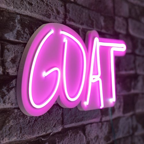 Wallity Ukrasna plastična LED rasvjeta, GOAT - Pink slika 7