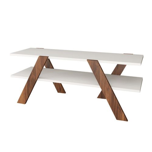 Basic - 146 WhiteWalnut TV Stand slika 4