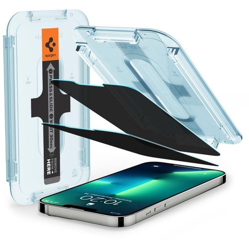 Spigen GLAS.TR EZ-FIT 2 kom. za iPhone 13/13 Pro/14, Privacy slika 2