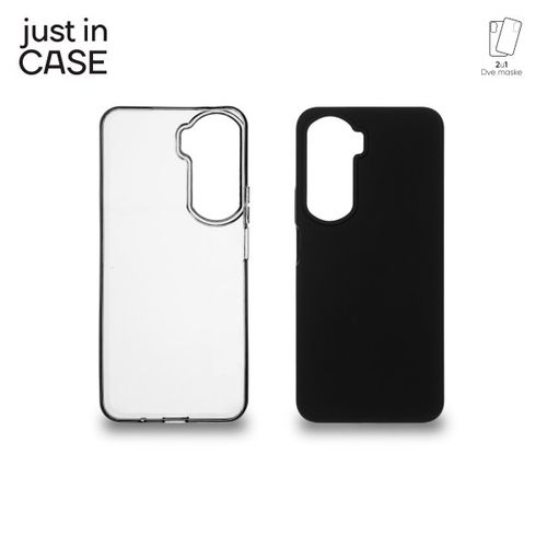 2u1 Extra case MIX paket CRNI za Honor 90 Lite slika 1