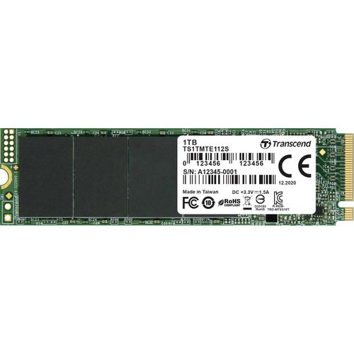 Transcend TS1TMTE112S M.2 NVMe 1TB, 2280, PCIe Gen3x4, DRAM-less, (single sided), 400 TBW slika 1