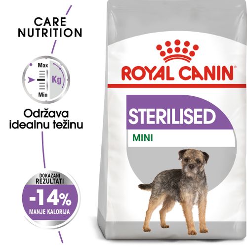 ROYAL CANIN CCN Mini Sterilised, potpuna hrana za pse - Za kastrirane/sterilizirane odrasle pse malih pasmina (od 1 do 10 kg) - Stariji od 10 mjeseci - Psi skloni prekomjernoj tjelesnoj težini, 1 kg slika 4