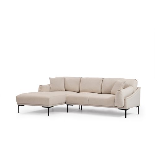 Atelier Del Sofa Kutna garnitura LEO, lijeva, krem, Leo Corner Left - Cream slika 3