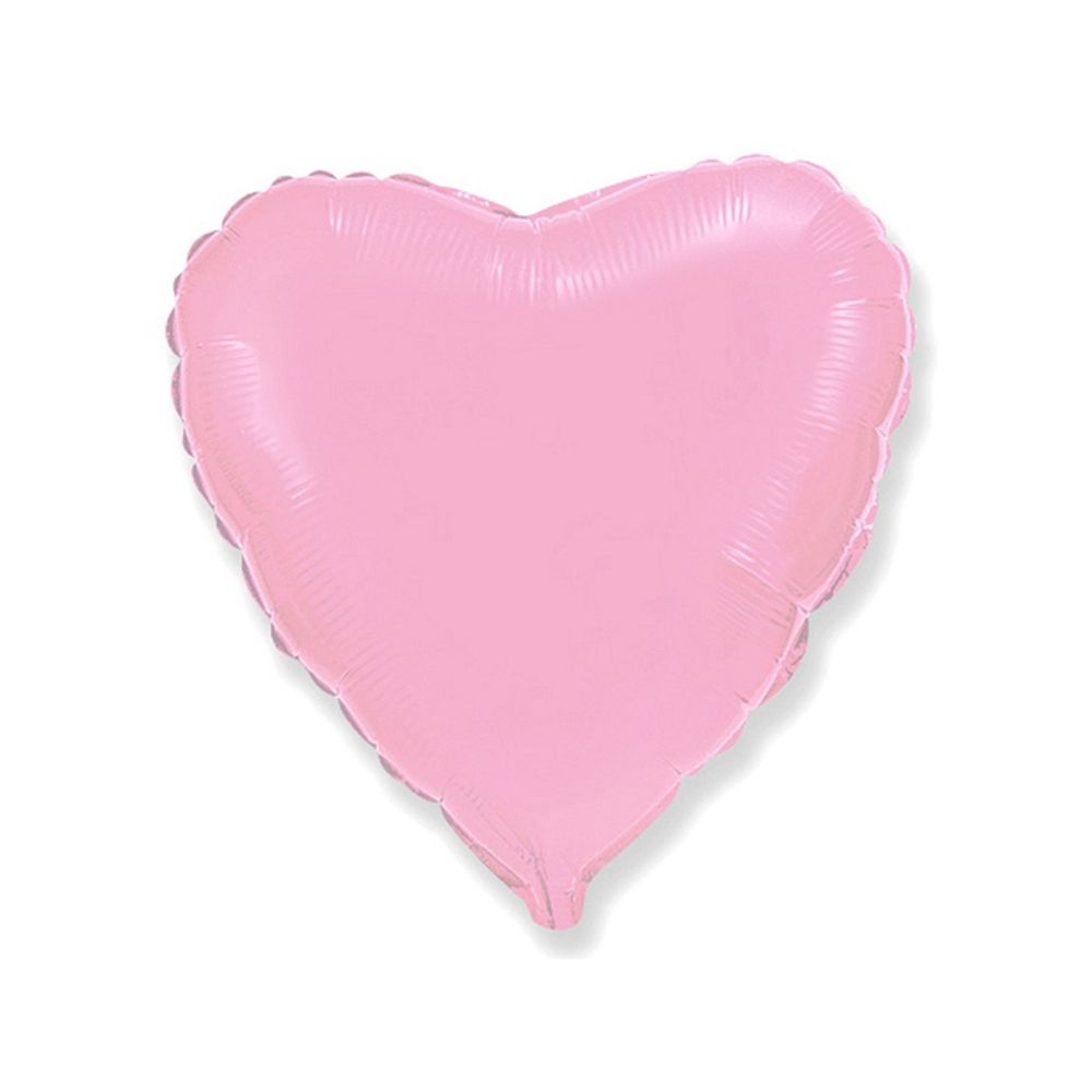Folijski balon Srce Svijetlo rozo 75cm slika 1