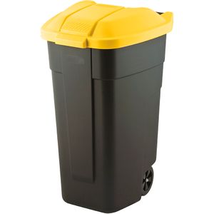 Curver kanta za smeće,poklopac žute boje, 110L