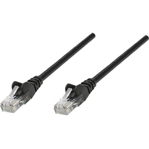 Intellinet 342063 RJ45 mrežni kabel, Patch kabel cat 6 U/UTP 2.00 m crna  1 St. slika 1