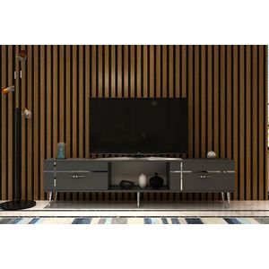 TV Stalak Line u Antracitnoj i Srebrnoj Boji